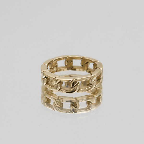 Cairo Curb Chain Ring | Gold