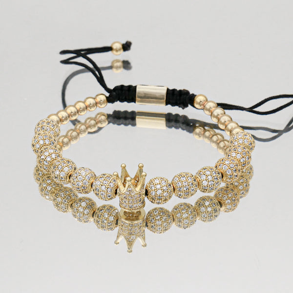 Crown bead Bracelet