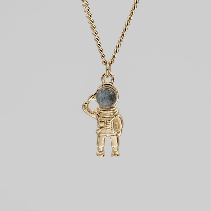 Galaxy Astronaut Necklace with pendant