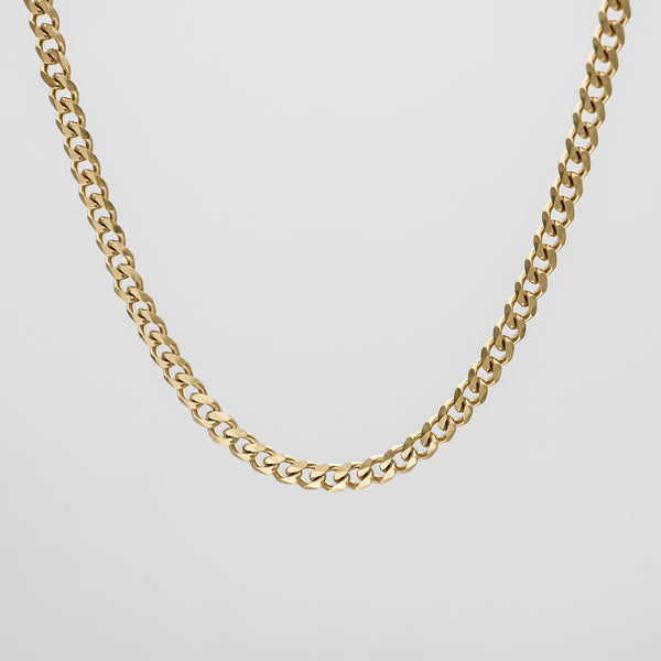 Curb Link Chain 5mm | Gold