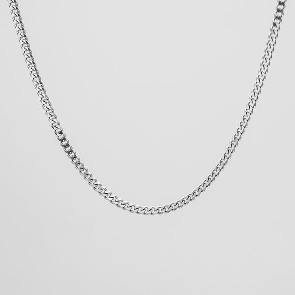 Curb Link Chain 3.5mm | Silver