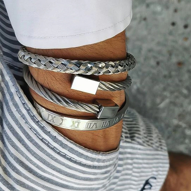 Royal Cable Bracelets | Men bracelets handmade, Cable bracelets, Bracelet  set